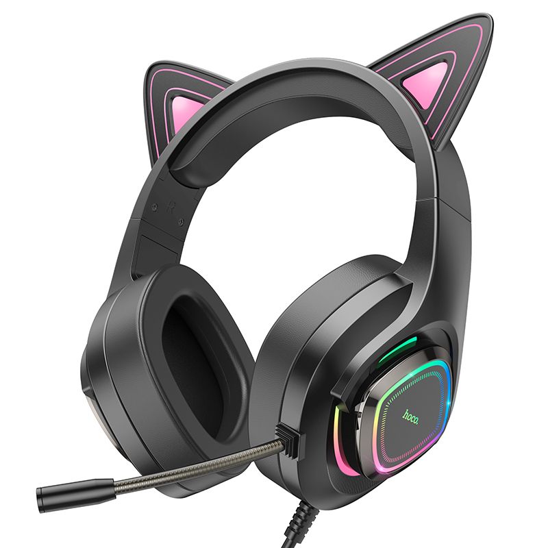 HOCO W107 CUFFIE DA GAMING ROSA - immagine 3