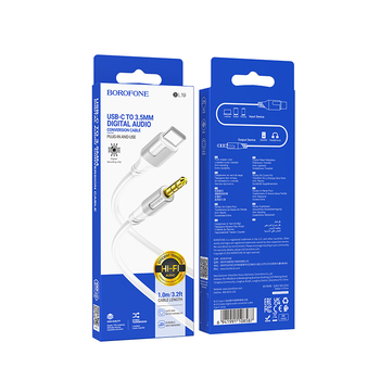 BOROFONE BL19 CAVO AUX TO C BIANCO